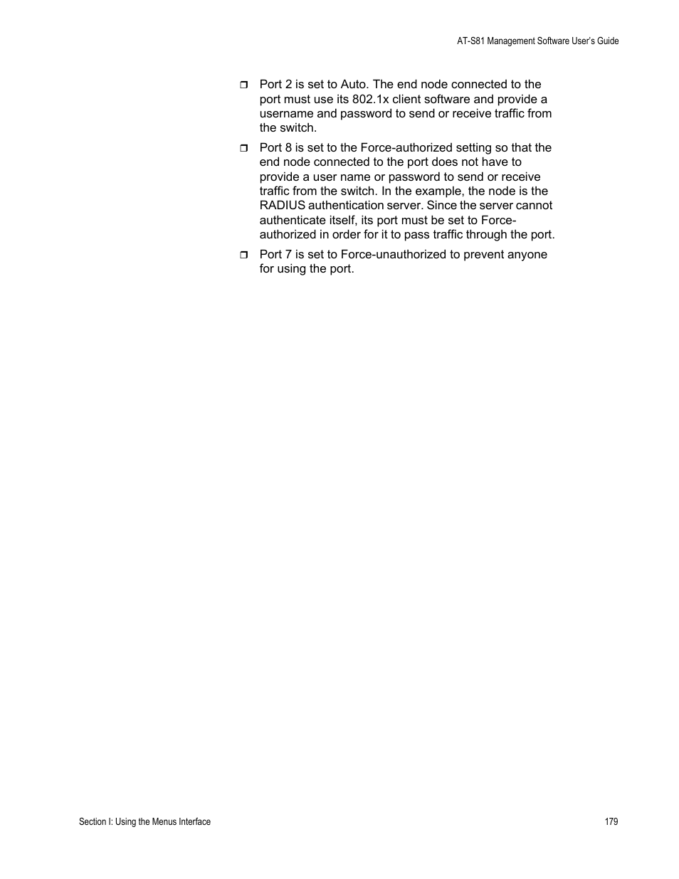 Allied Telesis AT 8000/8POE User Manual | Page 179 / 360