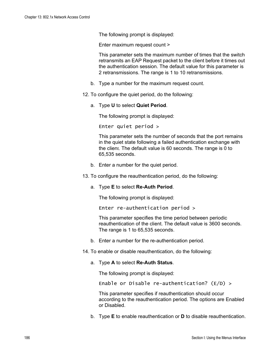 Allied Telesis AT 8000/8POE User Manual | Page 186 / 360
