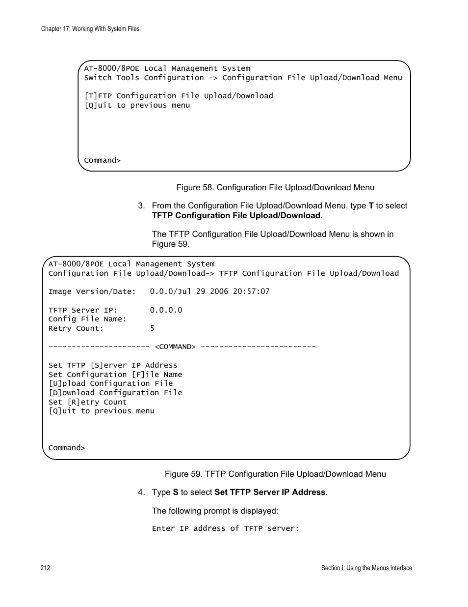 Allied Telesis AT 8000/8POE User Manual | Page 212 / 360