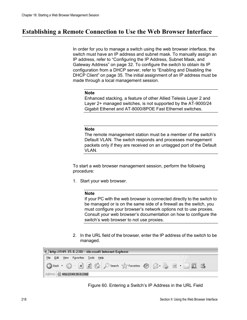 Allied Telesis AT 8000/8POE User Manual | Page 218 / 360