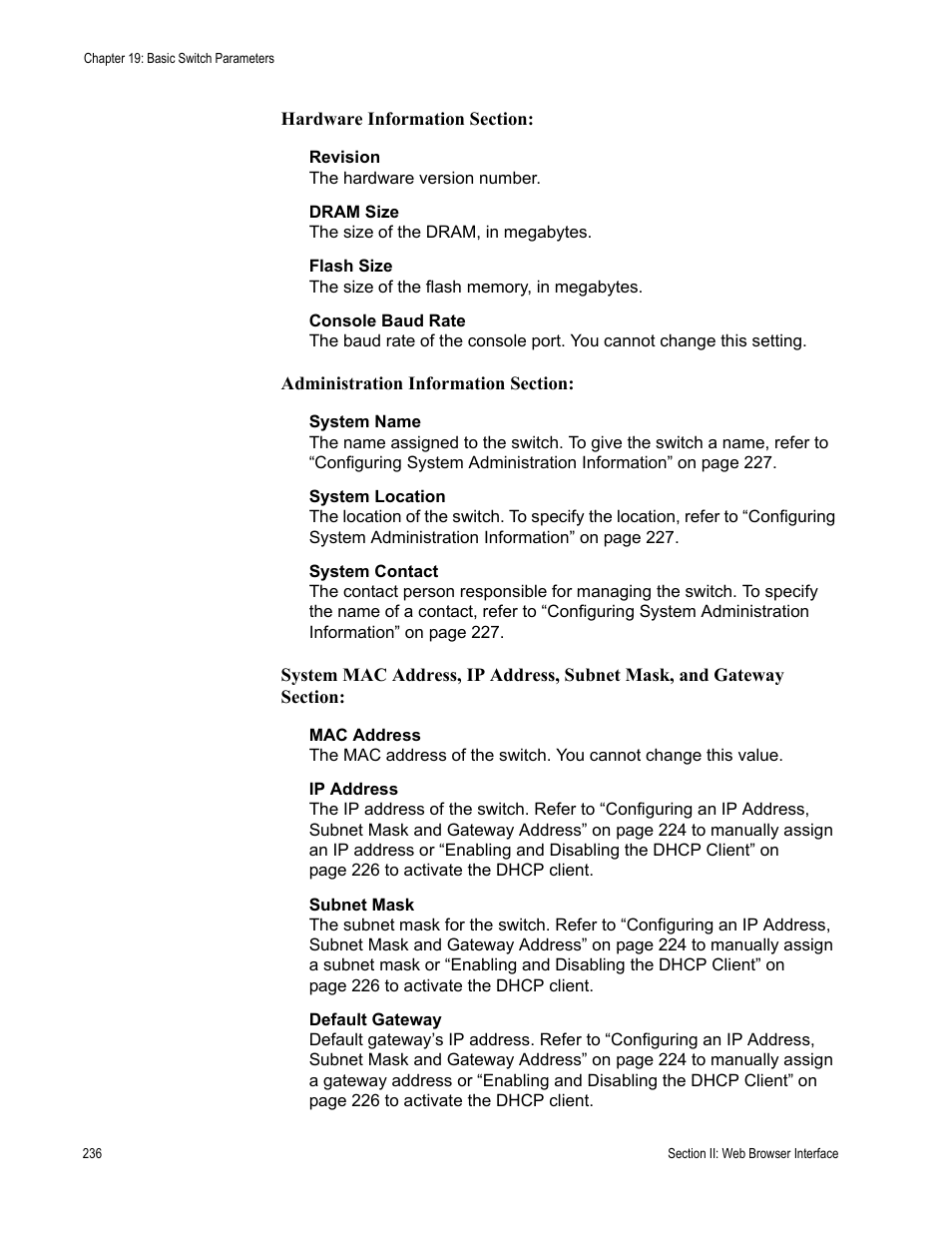Allied Telesis AT 8000/8POE User Manual | Page 236 / 360