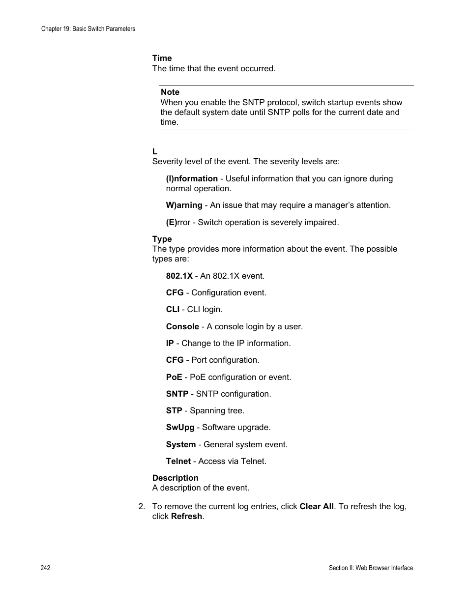 Allied Telesis AT 8000/8POE User Manual | Page 242 / 360