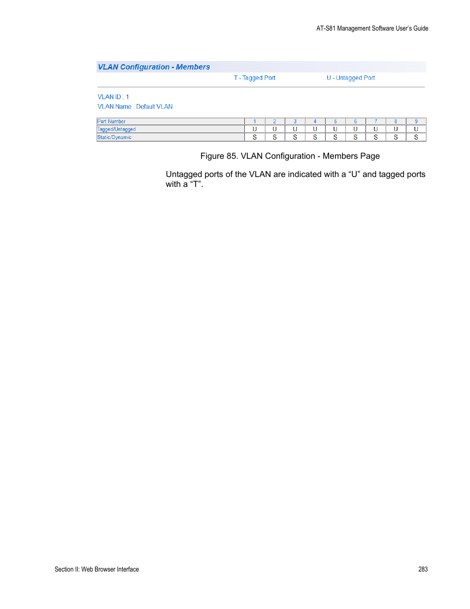 Allied Telesis AT 8000/8POE User Manual | Page 283 / 360
