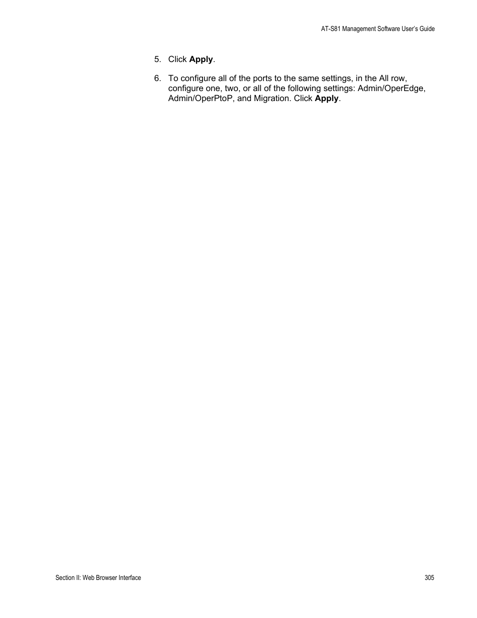Allied Telesis AT 8000/8POE User Manual | Page 305 / 360