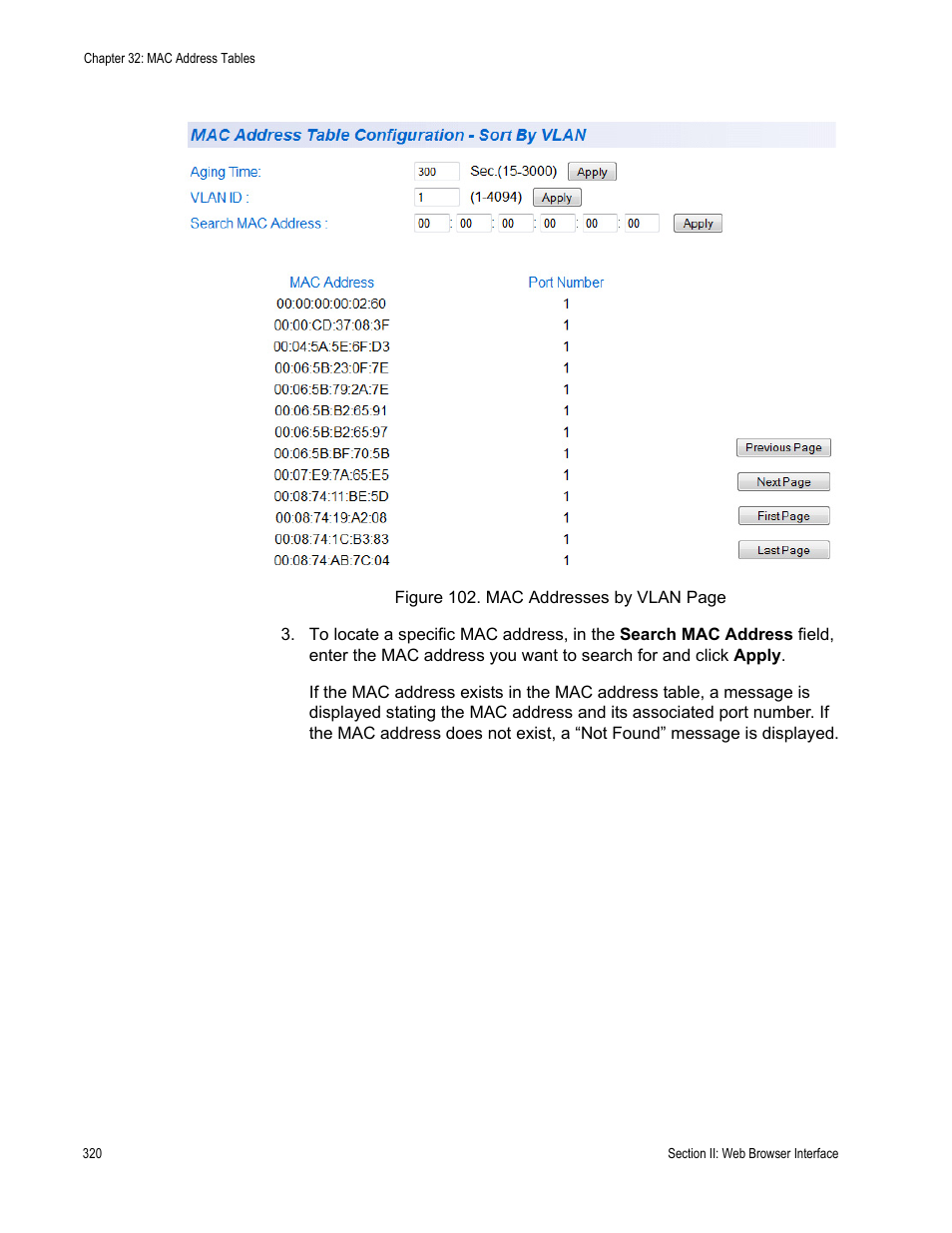 Allied Telesis AT 8000/8POE User Manual | Page 320 / 360