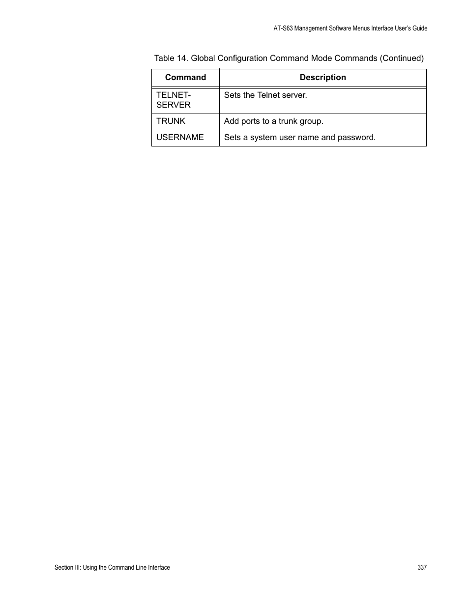 Allied Telesis AT 8000/8POE User Manual | Page 337 / 360