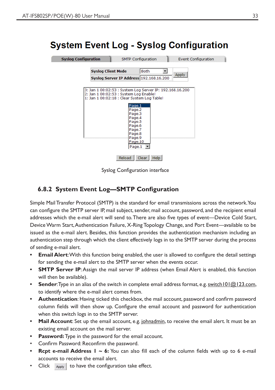 Allied Telesis AT-IFS802SP/POE User Manual | Page 37 / 105