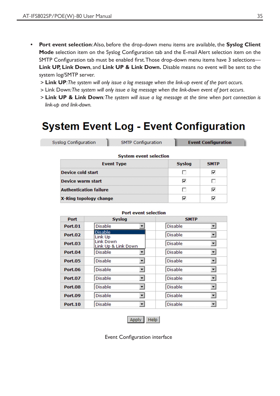 Allied Telesis AT-IFS802SP/POE User Manual | Page 39 / 105