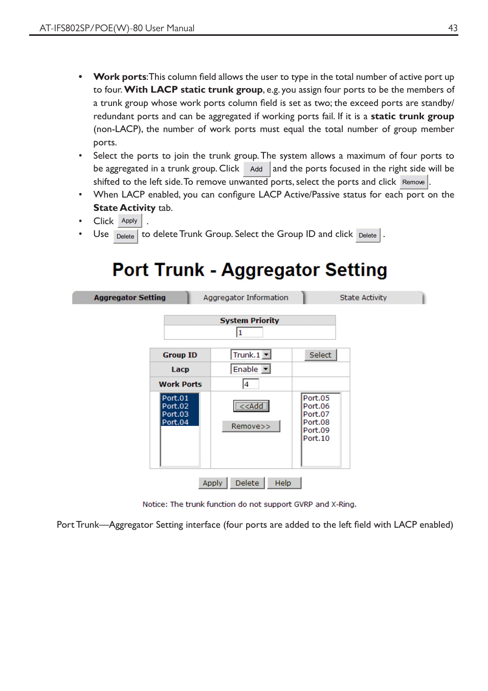 Allied Telesis AT-IFS802SP/POE User Manual | Page 47 / 105
