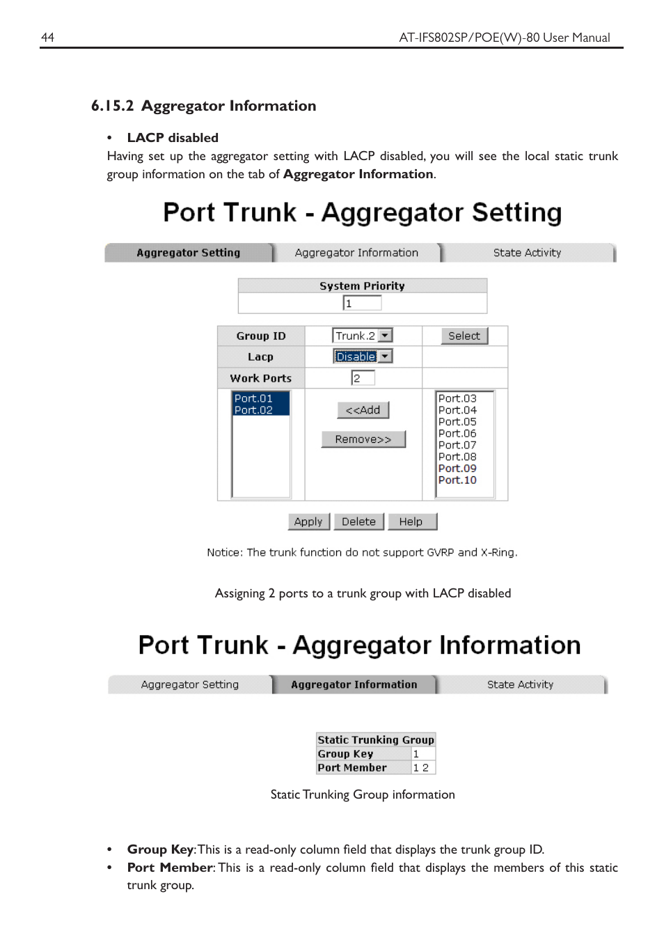 Allied Telesis AT-IFS802SP/POE User Manual | Page 48 / 105
