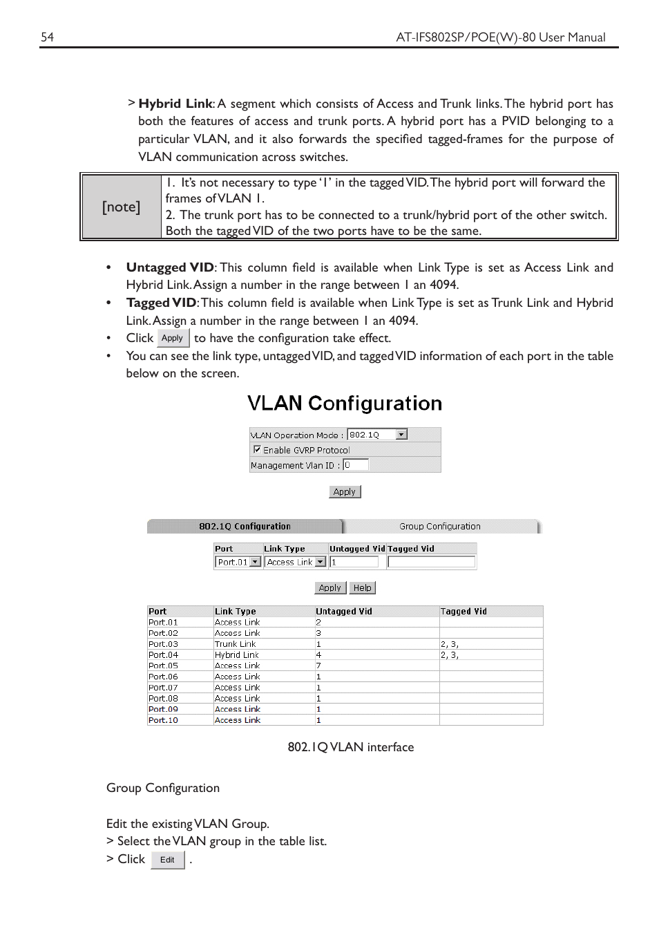 Allied Telesis AT-IFS802SP/POE User Manual | Page 58 / 105