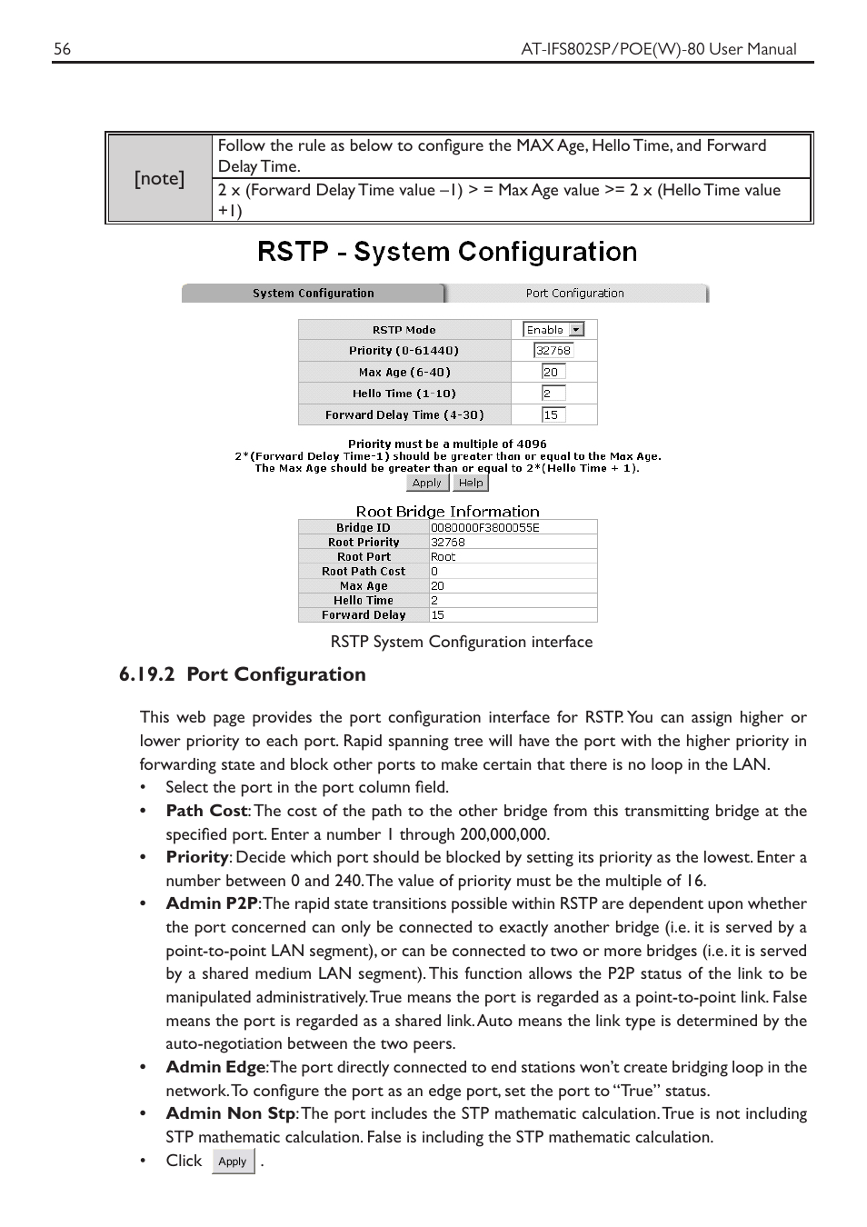 Allied Telesis AT-IFS802SP/POE User Manual | Page 60 / 105