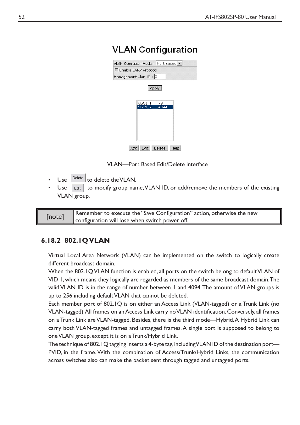 Allied Telesis AT-IFS802SP User Manual | Page 56 / 101