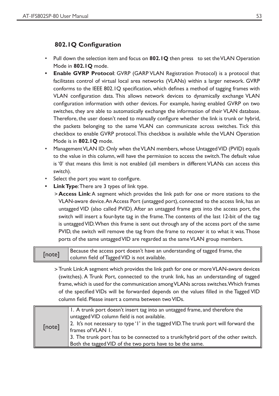 Allied Telesis AT-IFS802SP User Manual | Page 57 / 101
