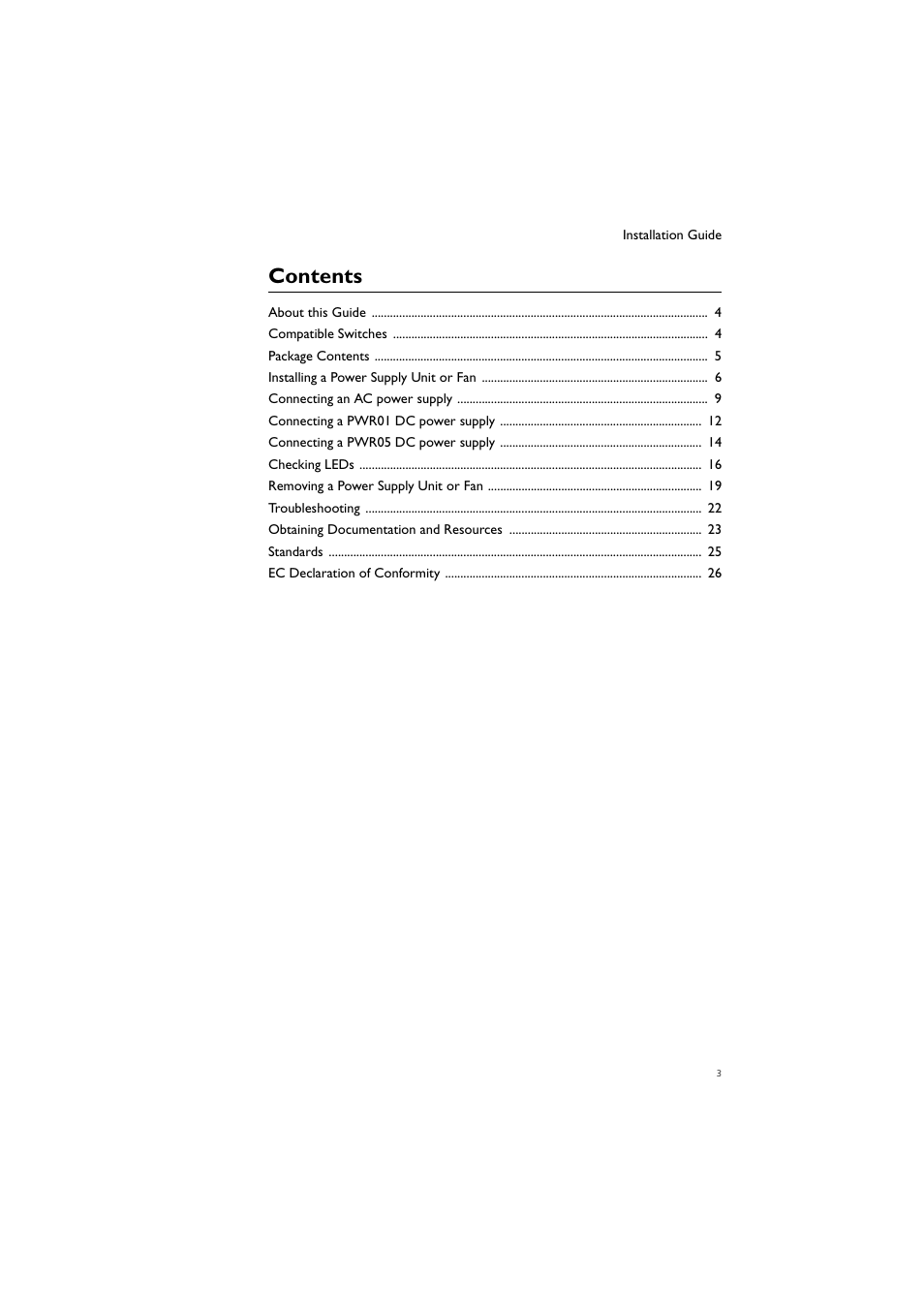 Allied Telesis Removable Power Supply and Fan User Manual | Page 4 / 27