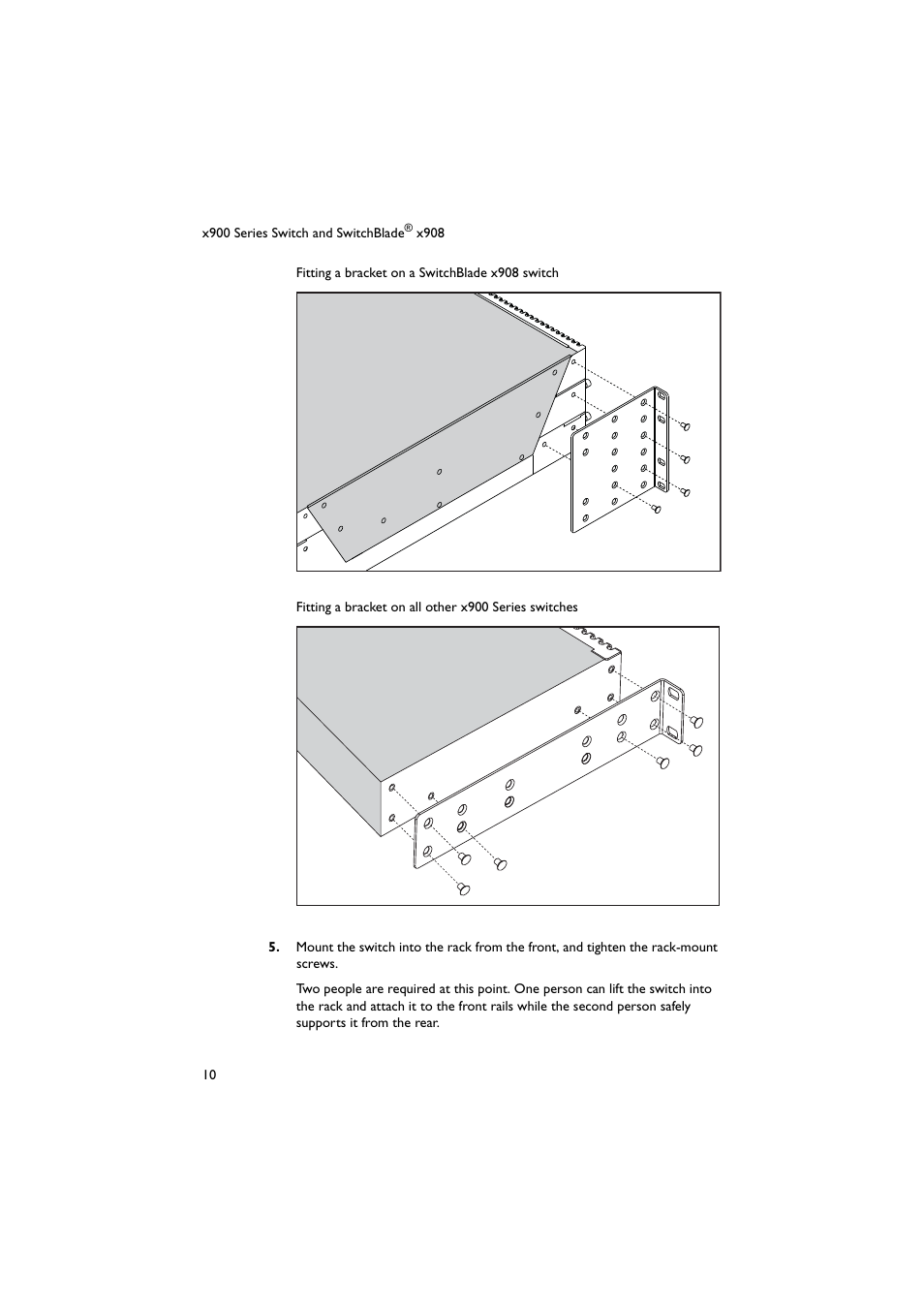 Allied Telesis x900 Series Switch and SwitchBlade x908 User Manual | Page 11 / 55
