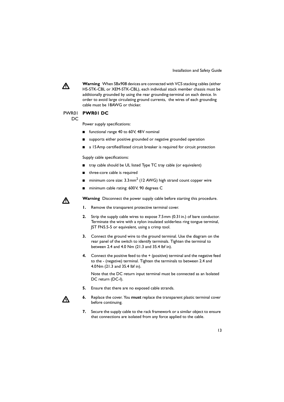 Allied Telesis x900 Series Switch and SwitchBlade x908 User Manual | Page 14 / 55