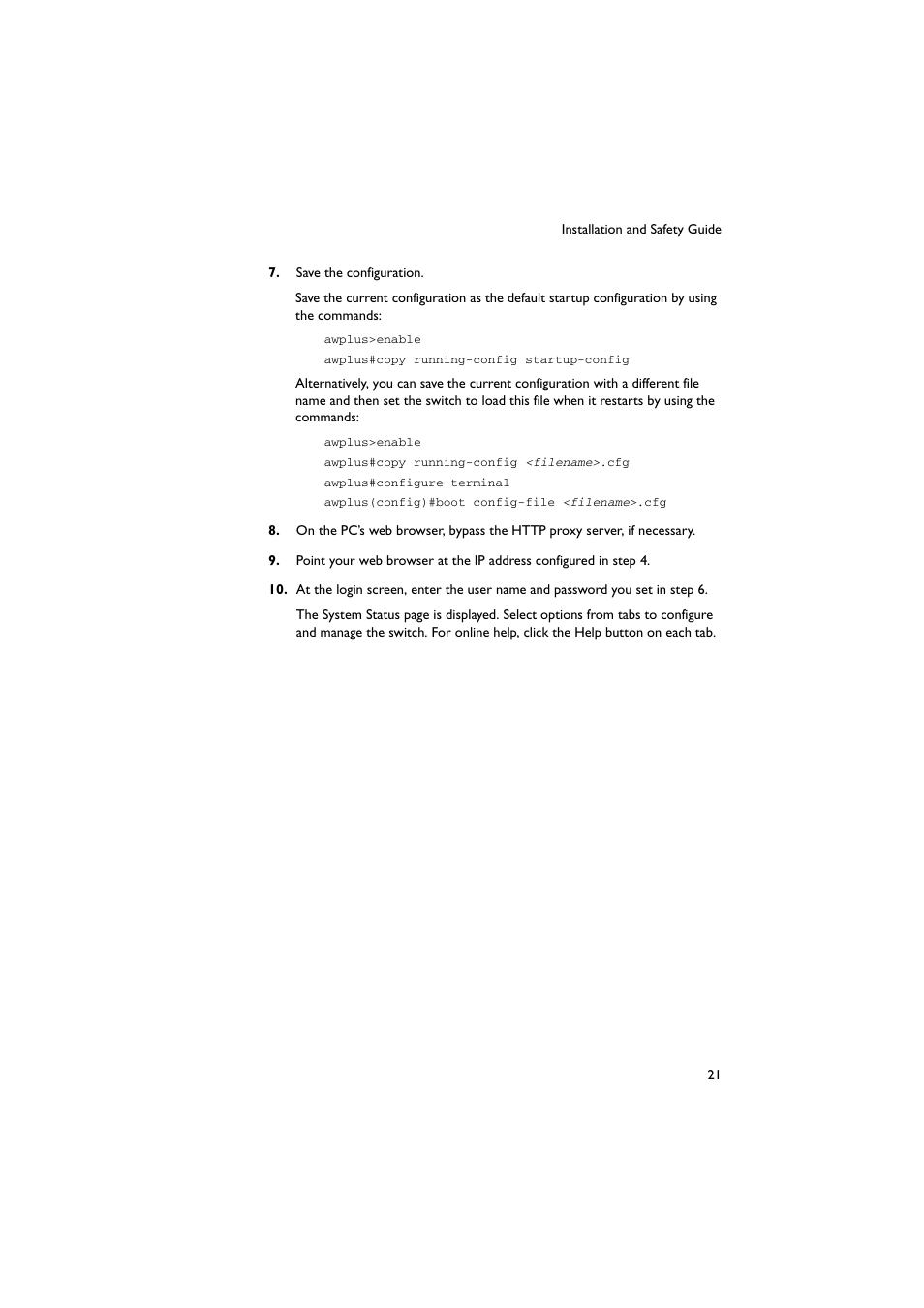 Allied Telesis x900 Series Switch and SwitchBlade x908 User Manual | Page 22 / 55