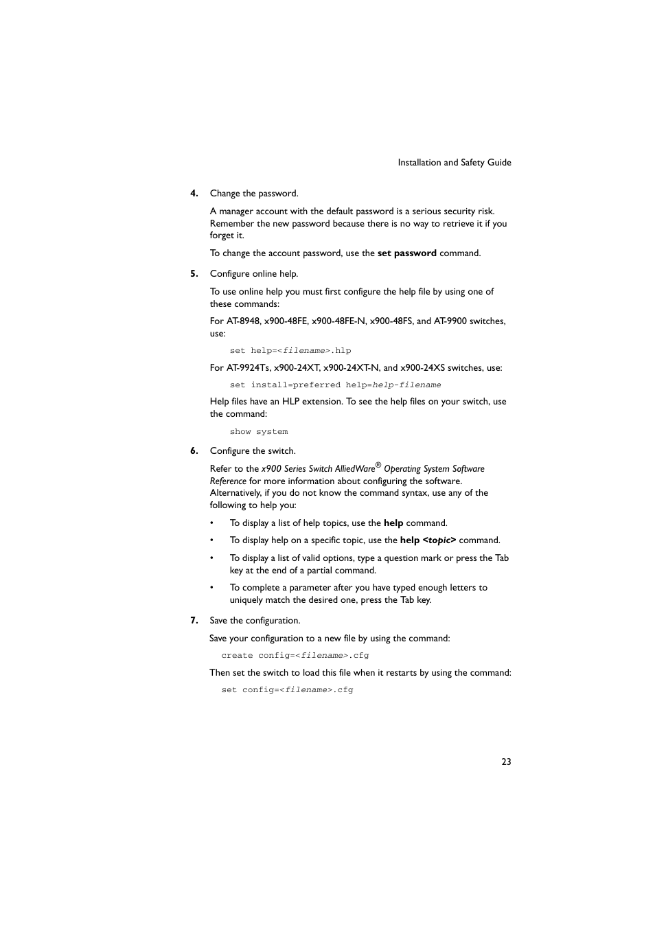 Allied Telesis x900 Series Switch and SwitchBlade x908 User Manual | Page 24 / 55