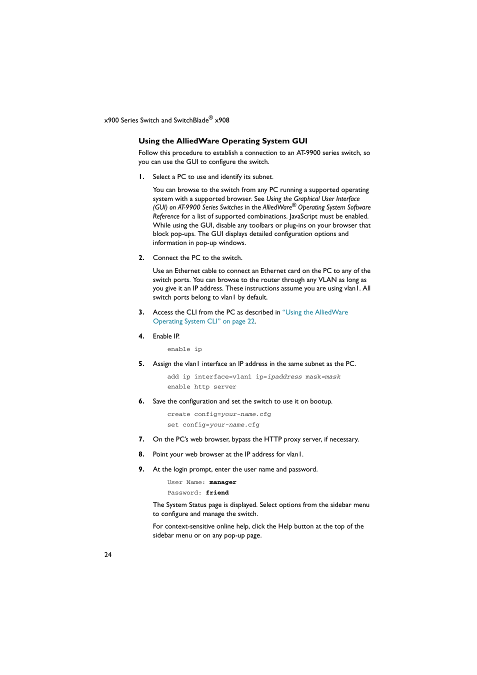 Allied Telesis x900 Series Switch and SwitchBlade x908 User Manual | Page 25 / 55