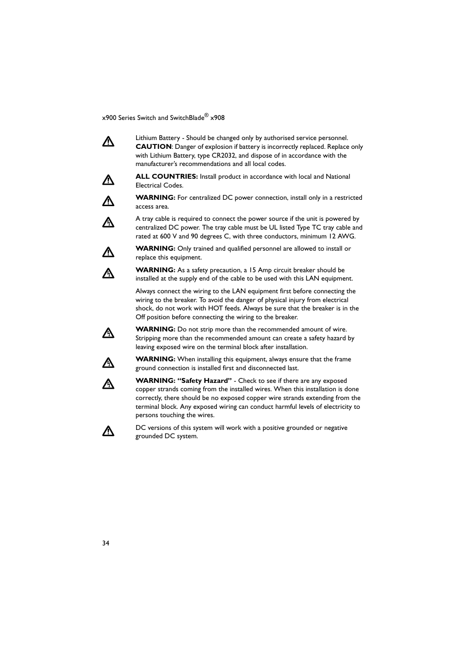 Allied Telesis x900 Series Switch and SwitchBlade x908 User Manual | Page 35 / 55