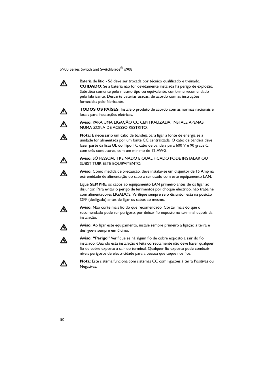 Allied Telesis x900 Series Switch and SwitchBlade x908 User Manual | Page 51 / 55