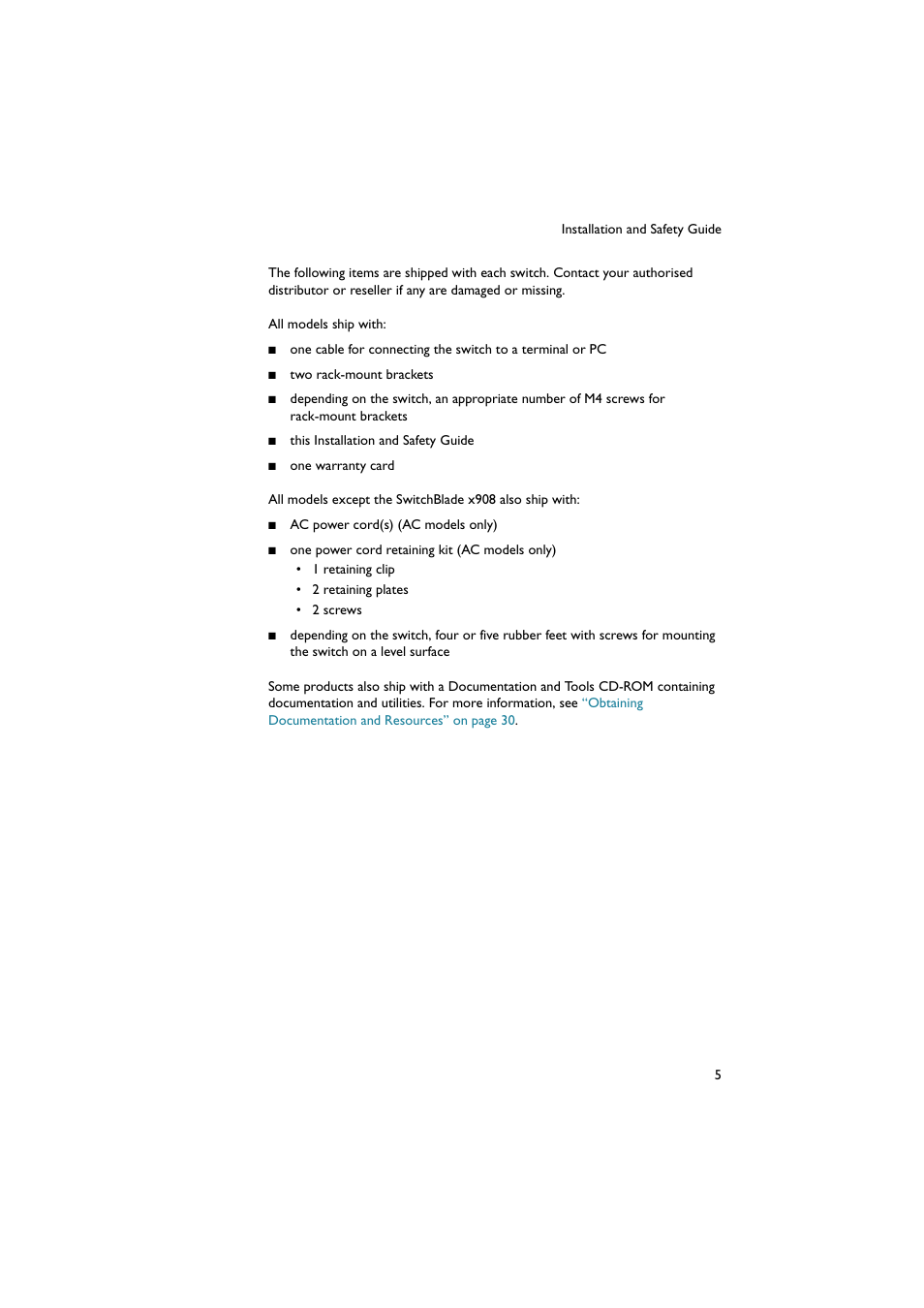 Allied Telesis x900 Series Switch and SwitchBlade x908 User Manual | Page 6 / 55