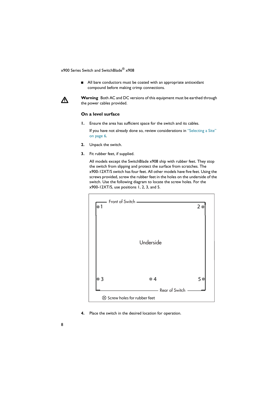 Allied Telesis x900 Series Switch and SwitchBlade x908 User Manual | Page 9 / 55