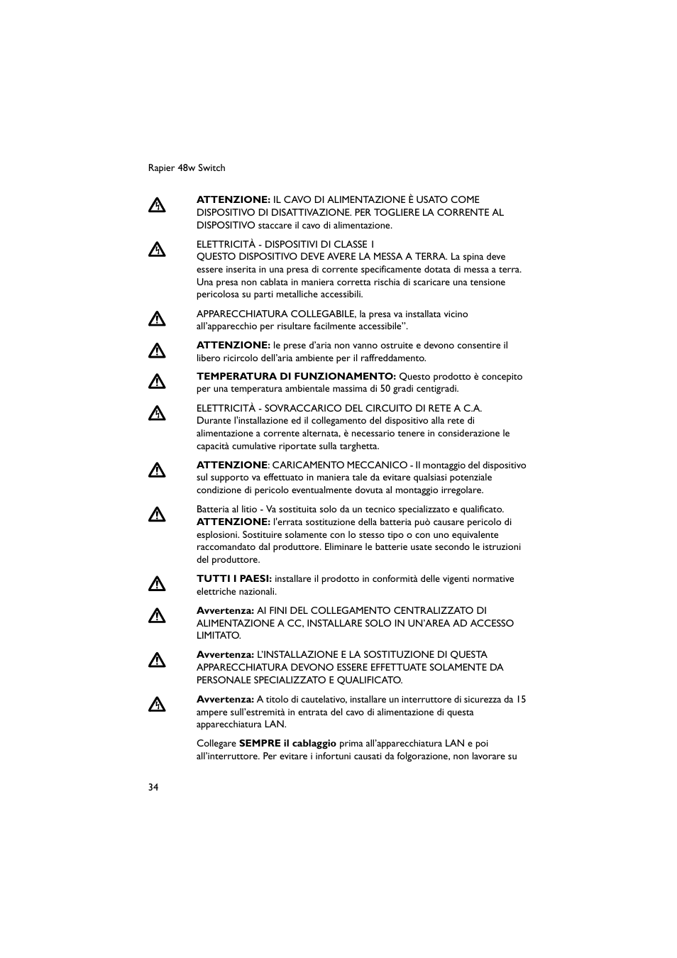 Allied Telesis Rapier 48w Switch User Manual | Page 35 / 46