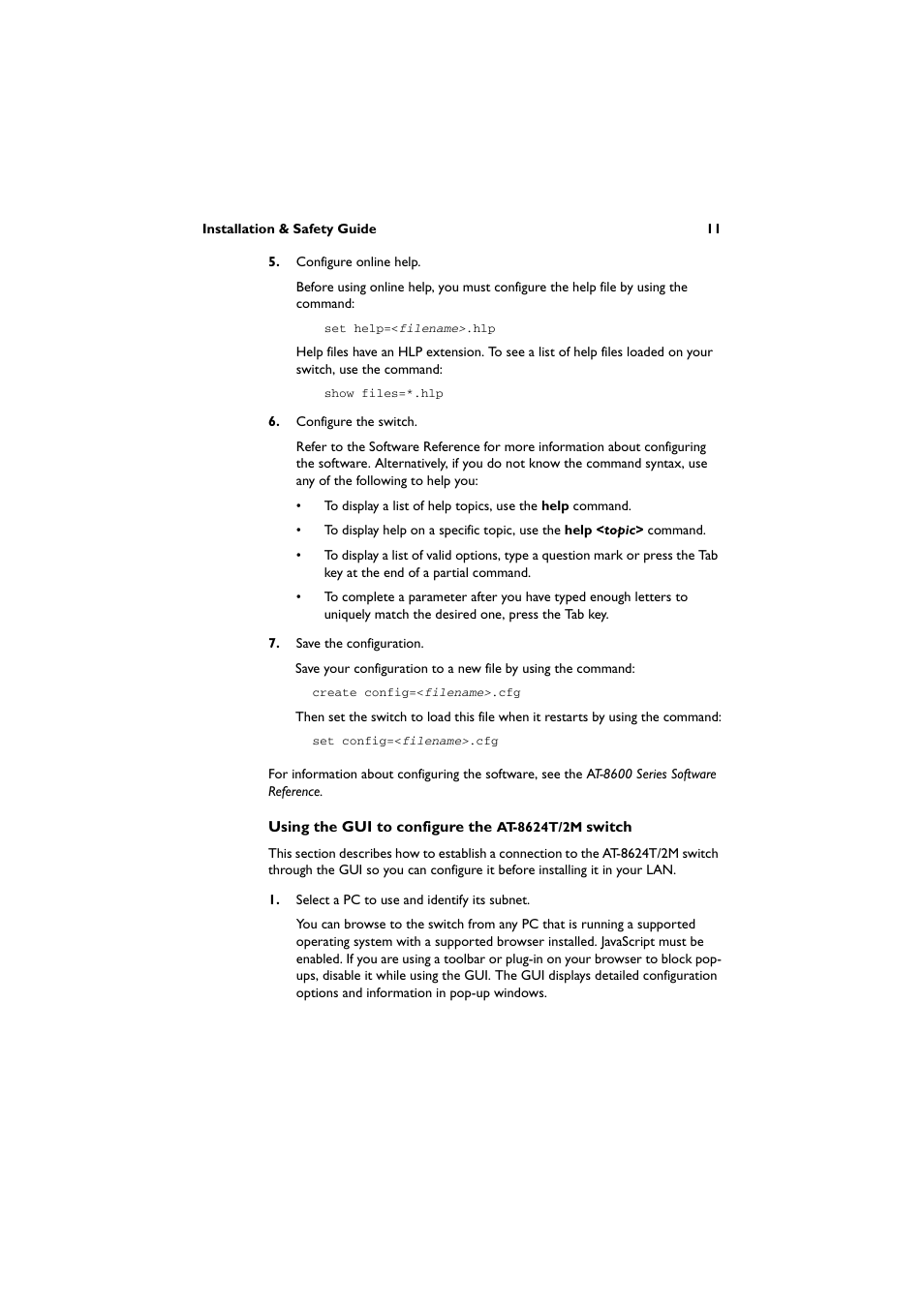 Allied Telesis AT-8600 Series Switch User Manual | Page 12 / 35