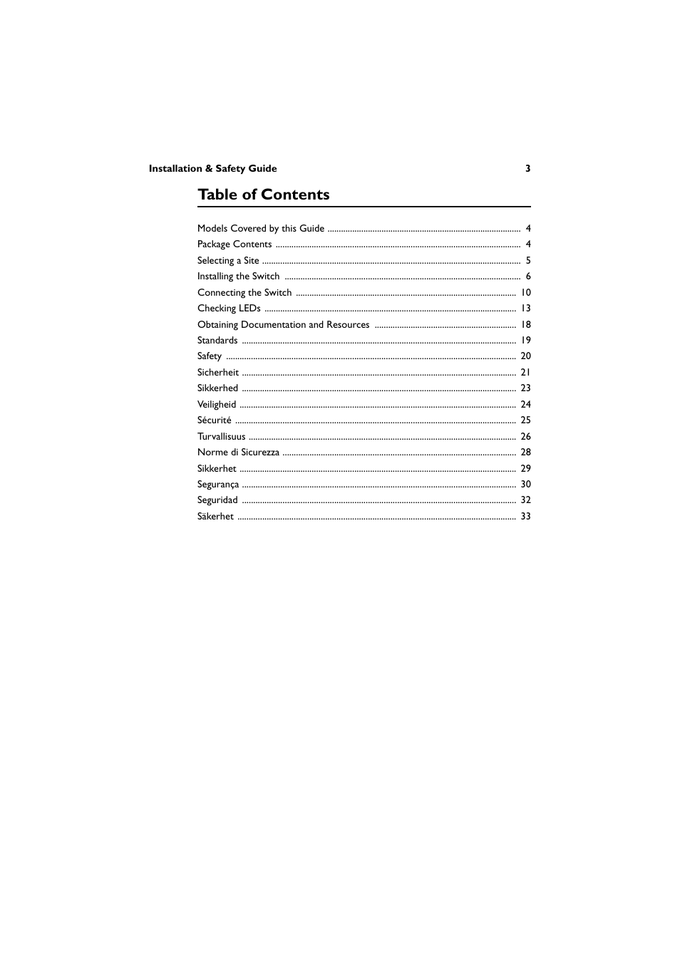 Allied Telesis AT-8600 Series Switch User Manual | Page 4 / 35