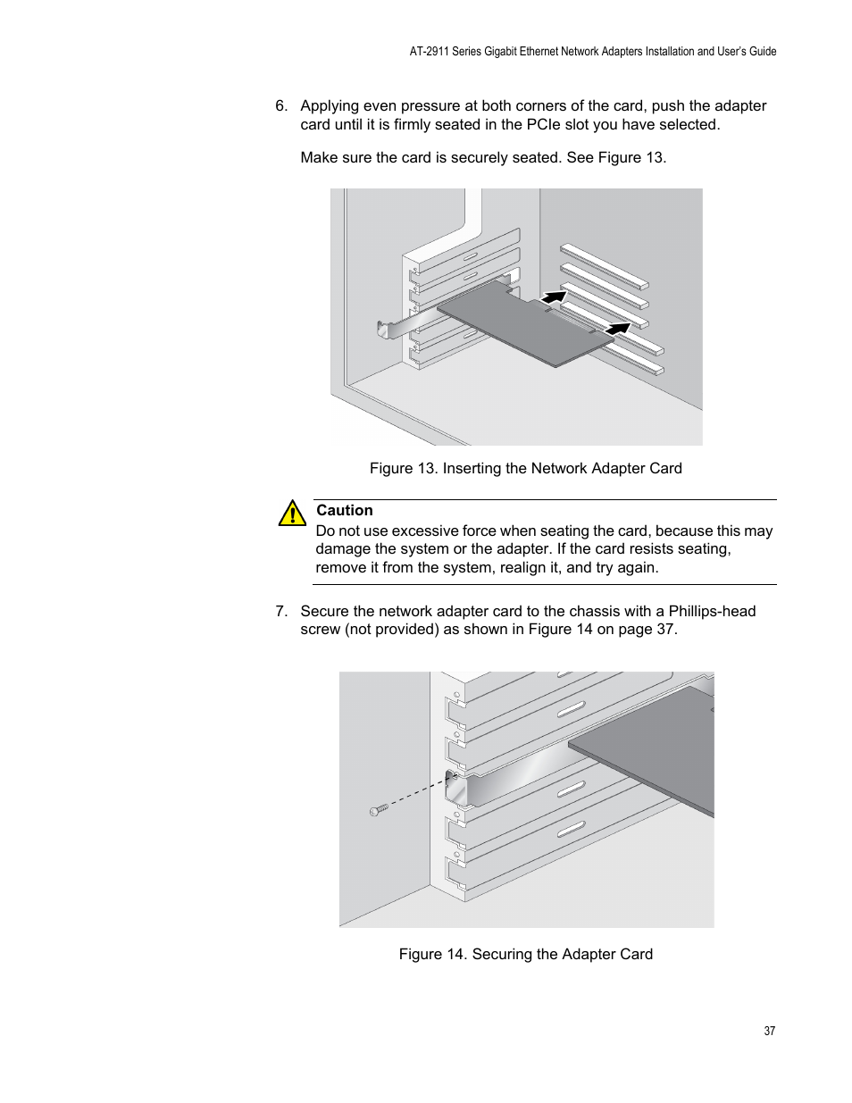 Allied Telesis AT-2911 Series Adapters User Manual | Page 37 / 120