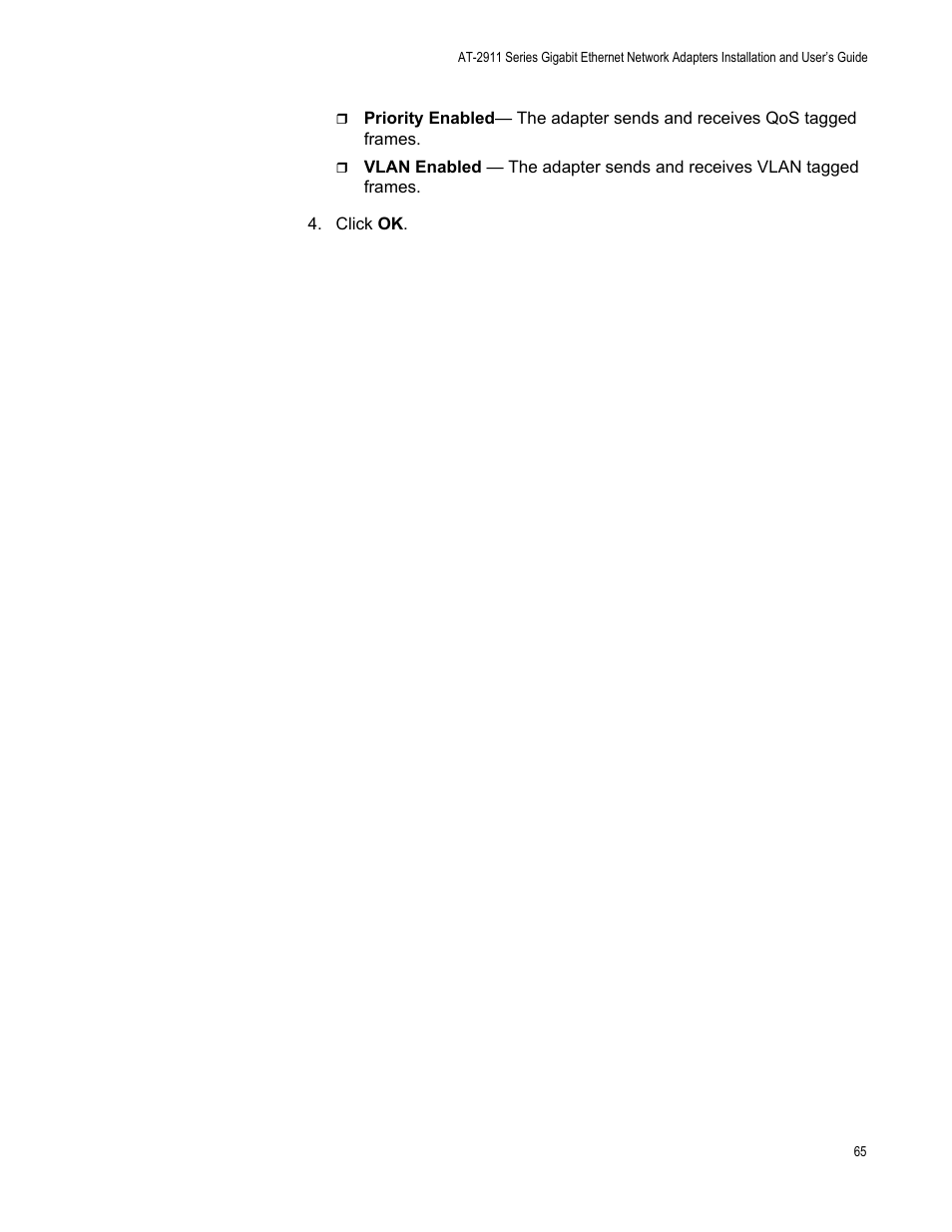 Allied Telesis AT-2911 Series Adapters User Manual | Page 65 / 120