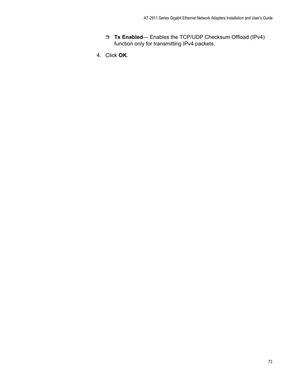 Allied Telesis AT-2911 Series Adapters User Manual | Page 73 / 120