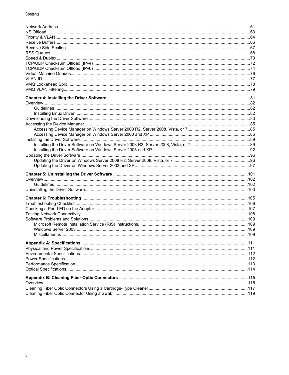 Allied Telesis AT-2911 Series Adapters User Manual | Page 8 / 120