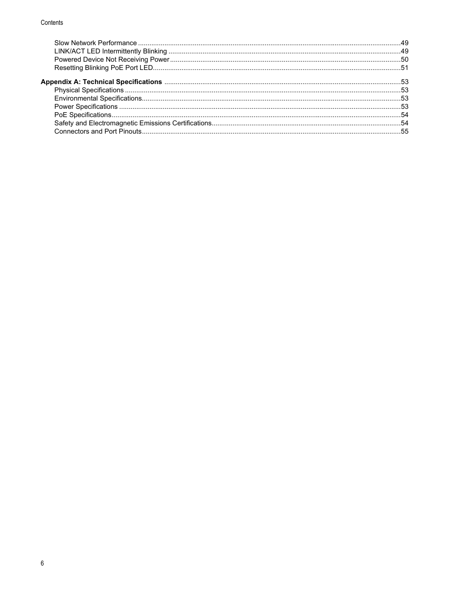 Allied Telesis AT-GS900/8PS User Manual | Page 6 / 56