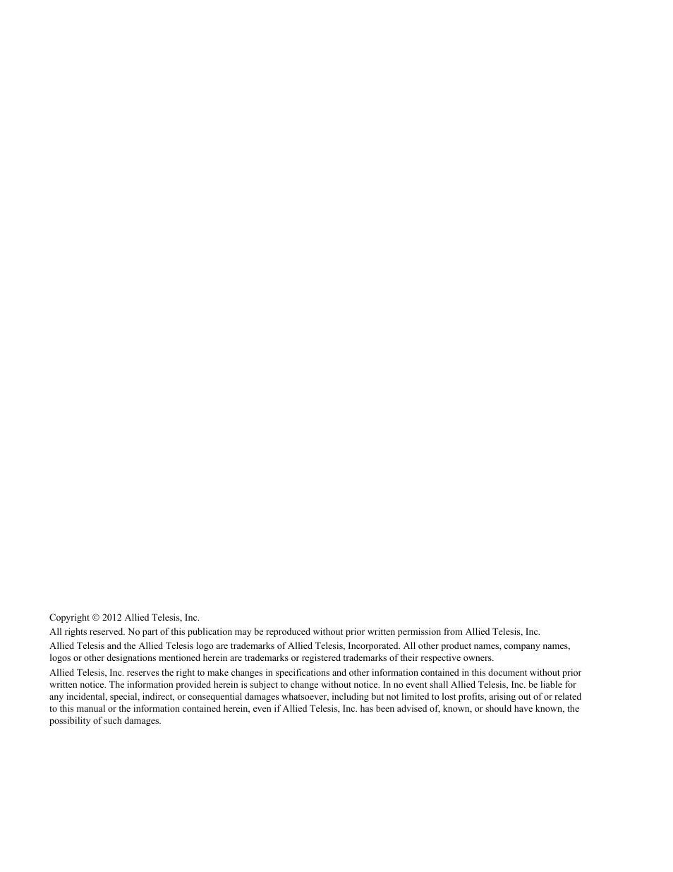 Allied Telesis AT-6101GP User Manual | Page 2 / 34