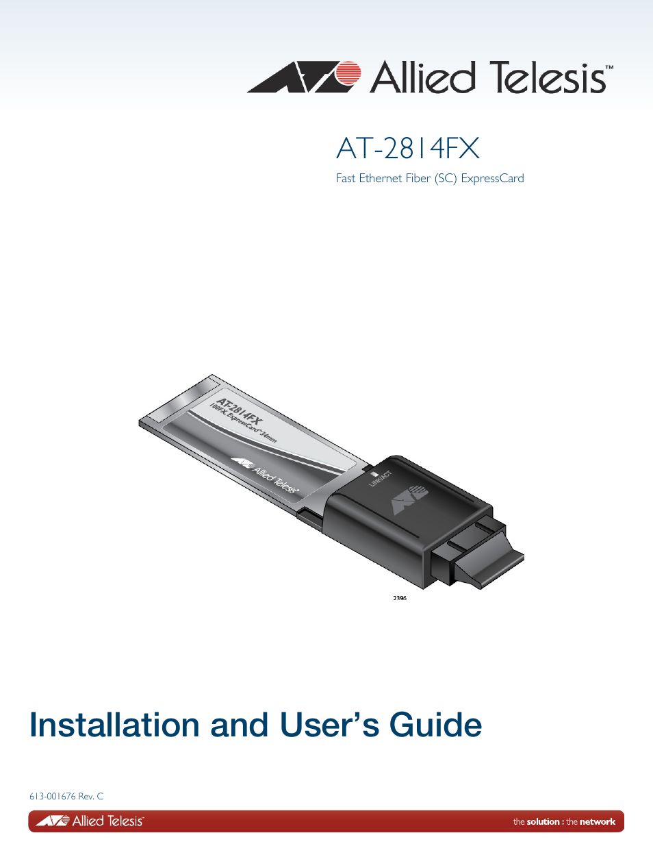 Allied Telesis AT-2814FX User Manual | 86 pages