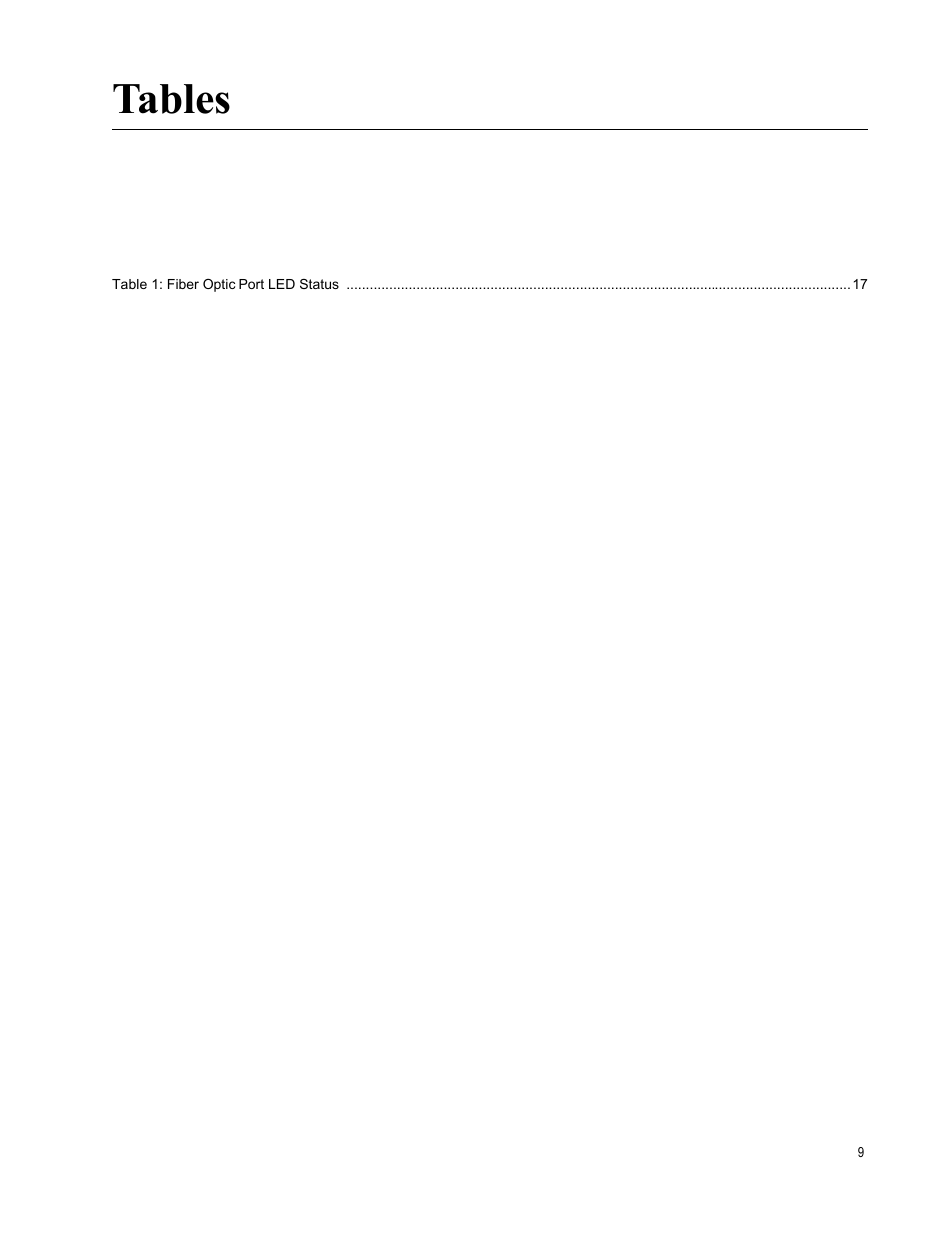 Tables | Allied Telesis AT-2814FX User Manual | Page 9 / 86