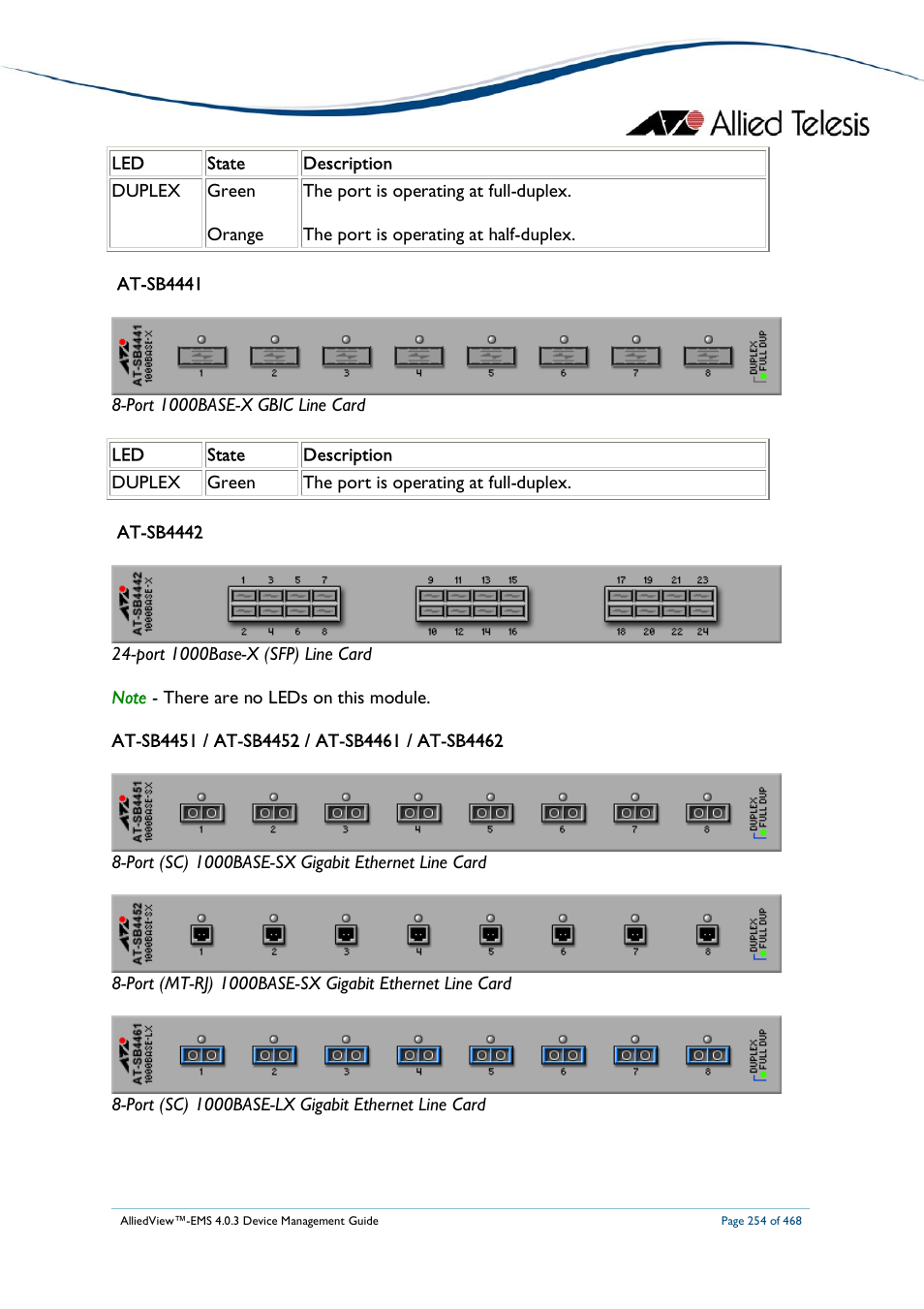 Allied Telesis AlliedView-EMS 4.0.3 Device-Management User Manual | Page 254 / 468