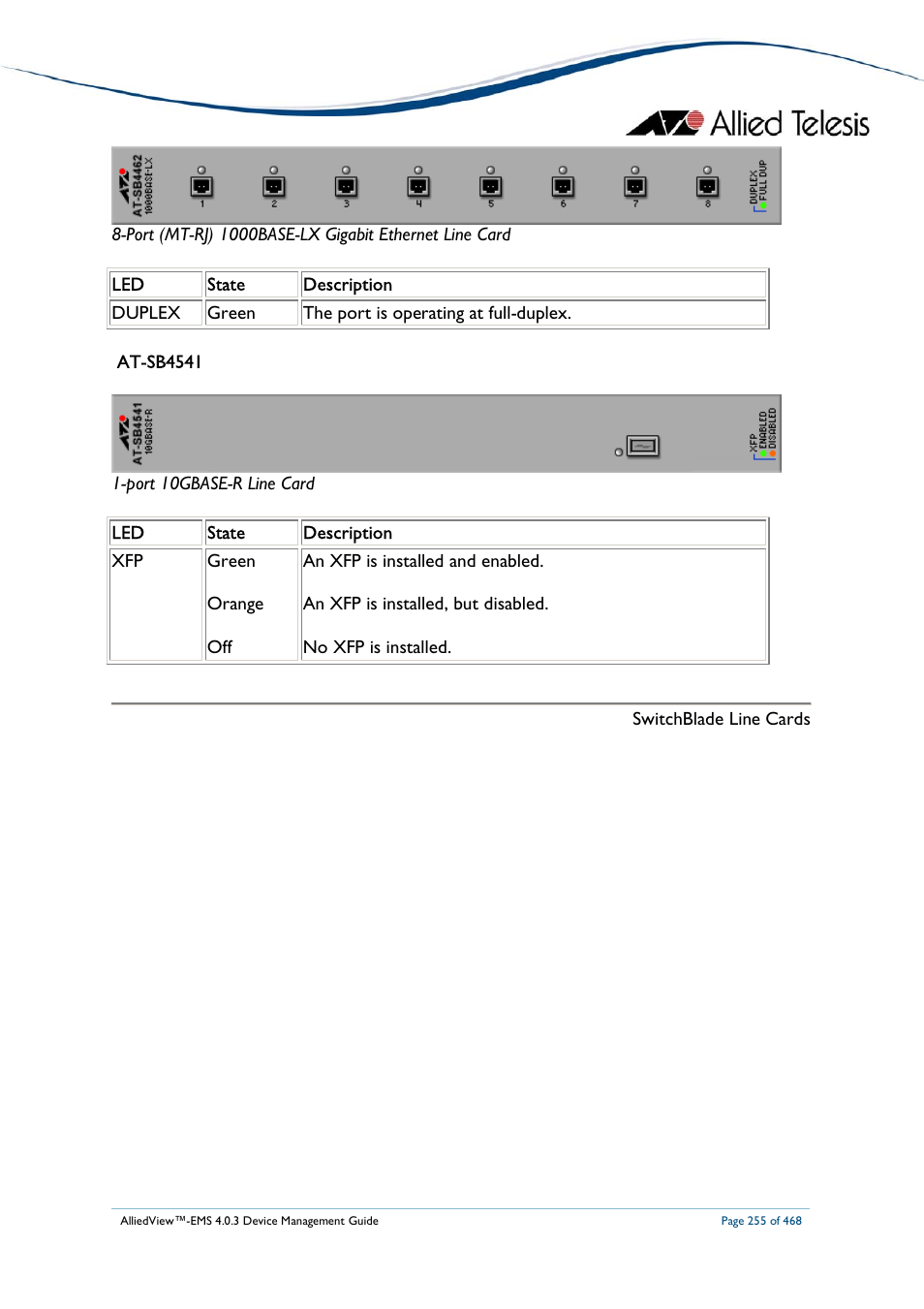 Allied Telesis AlliedView-EMS 4.0.3 Device-Management User Manual | Page 255 / 468