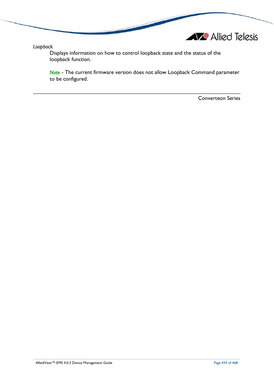 Allied Telesis AlliedView-EMS 4.0.3 Device-Management User Manual | Page 434 / 468