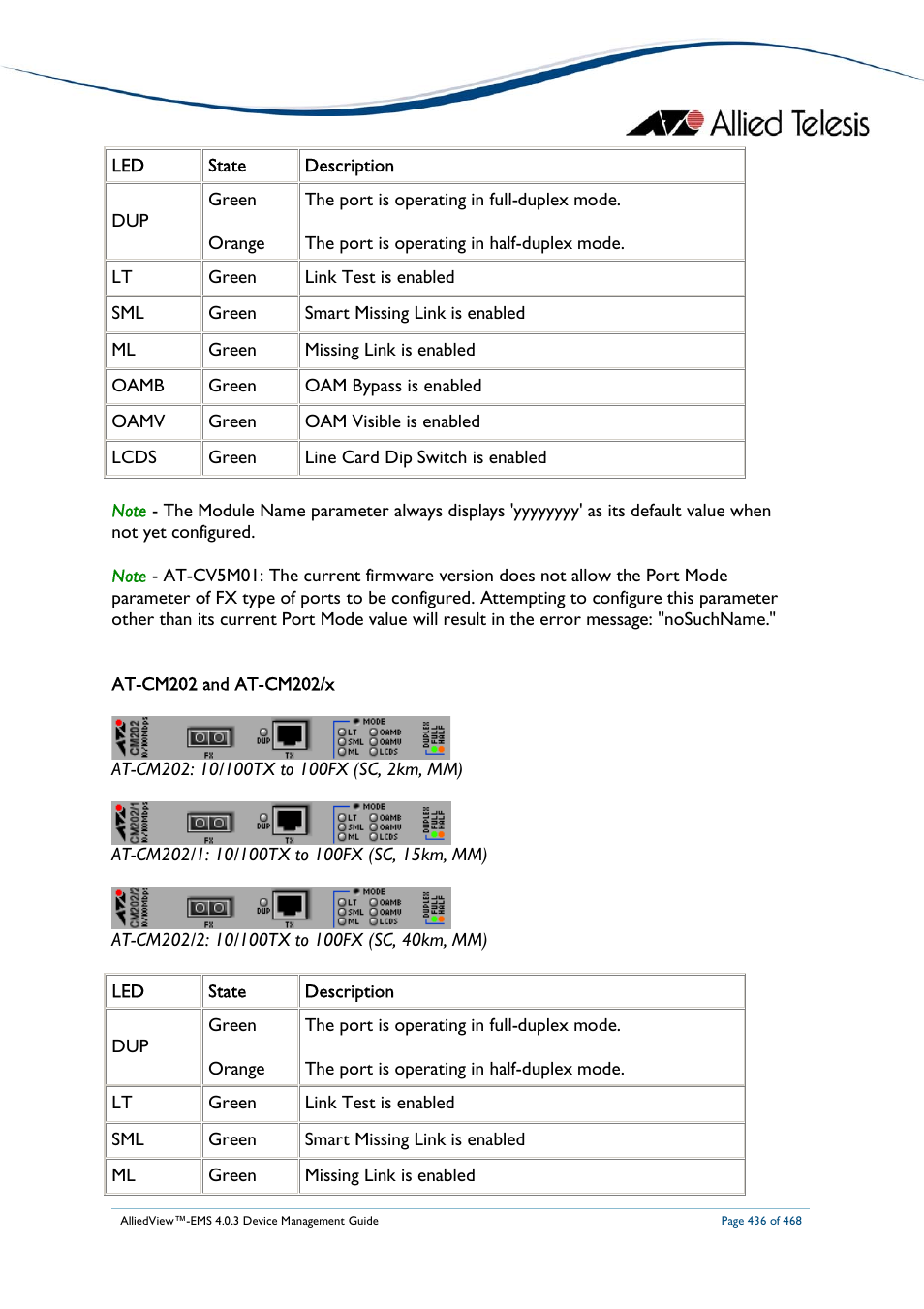 Allied Telesis AlliedView-EMS 4.0.3 Device-Management User Manual | Page 436 / 468
