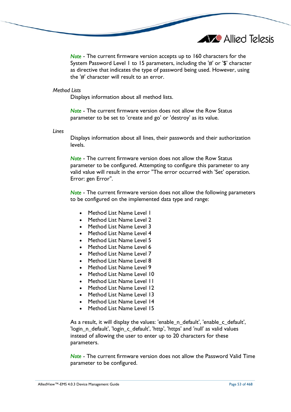 Allied Telesis AlliedView-EMS 4.0.3 Device-Management User Manual | Page 53 / 468