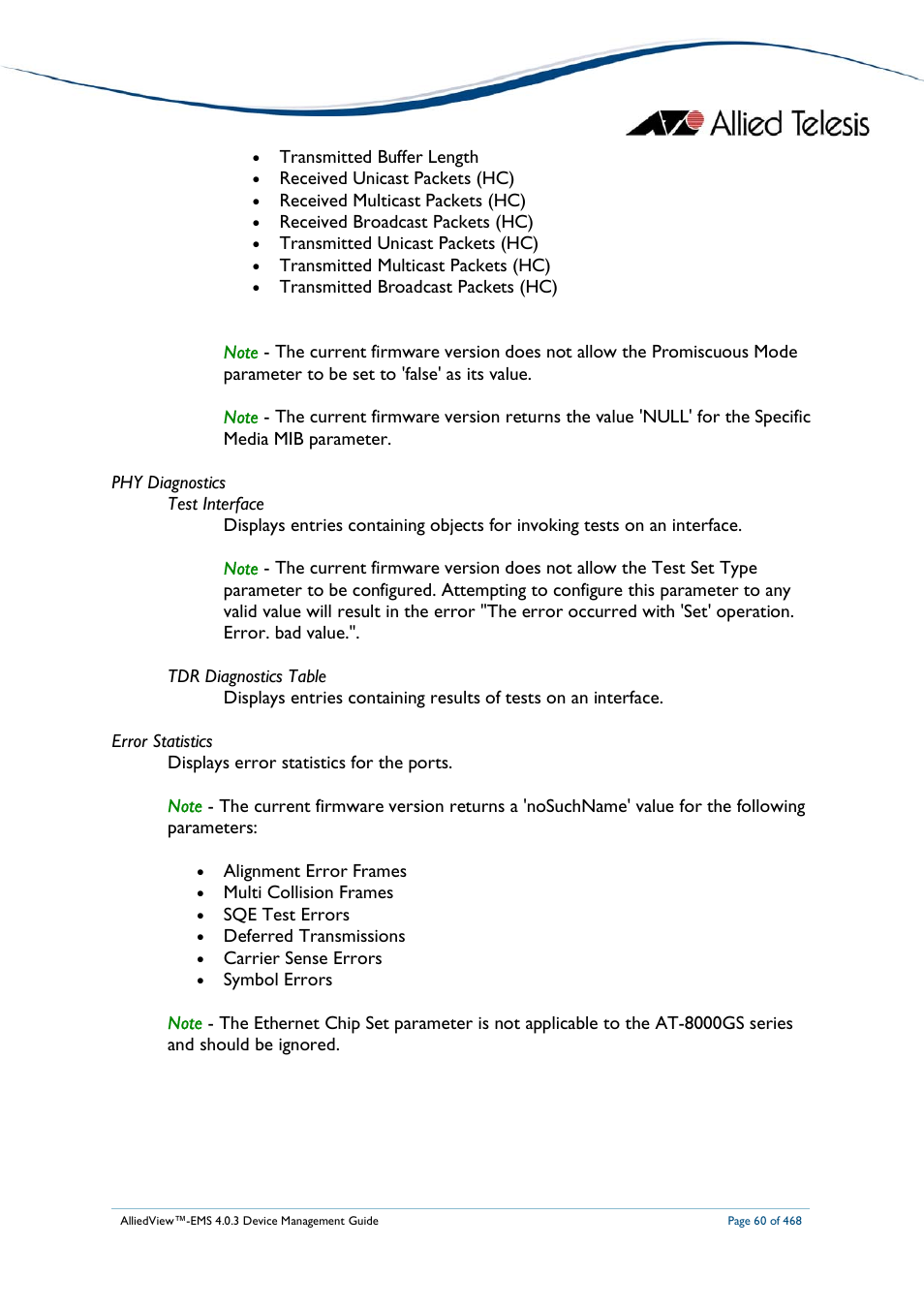 Allied Telesis AlliedView-EMS 4.0.3 Device-Management User Manual | Page 60 / 468
