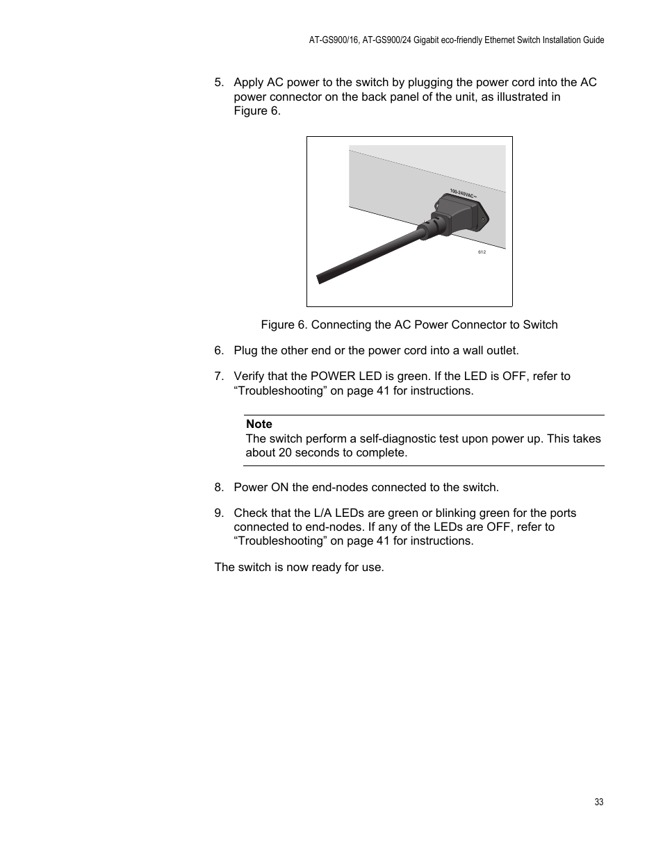 Allied Telesis AT-GS900/24 User Manual | Page 33 / 45