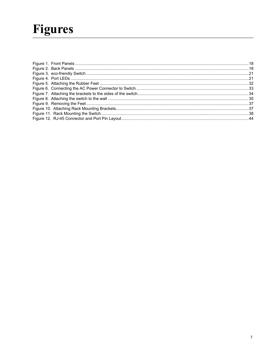 Figures | Allied Telesis AT-GS900/24 User Manual | Page 7 / 45