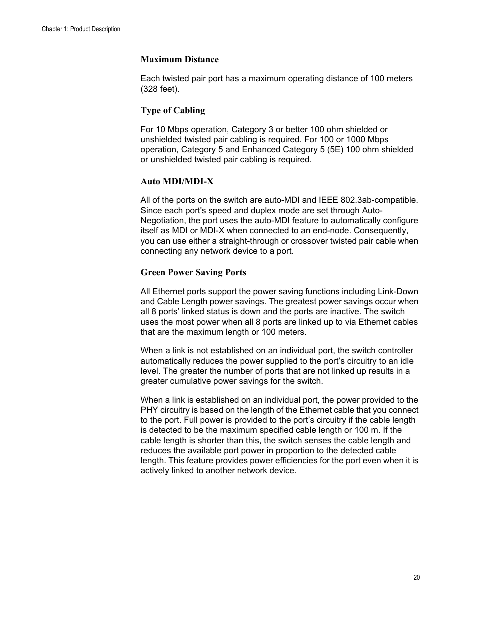 Allied Telesis AT-GS900/8 User Manual | Page 20 / 45