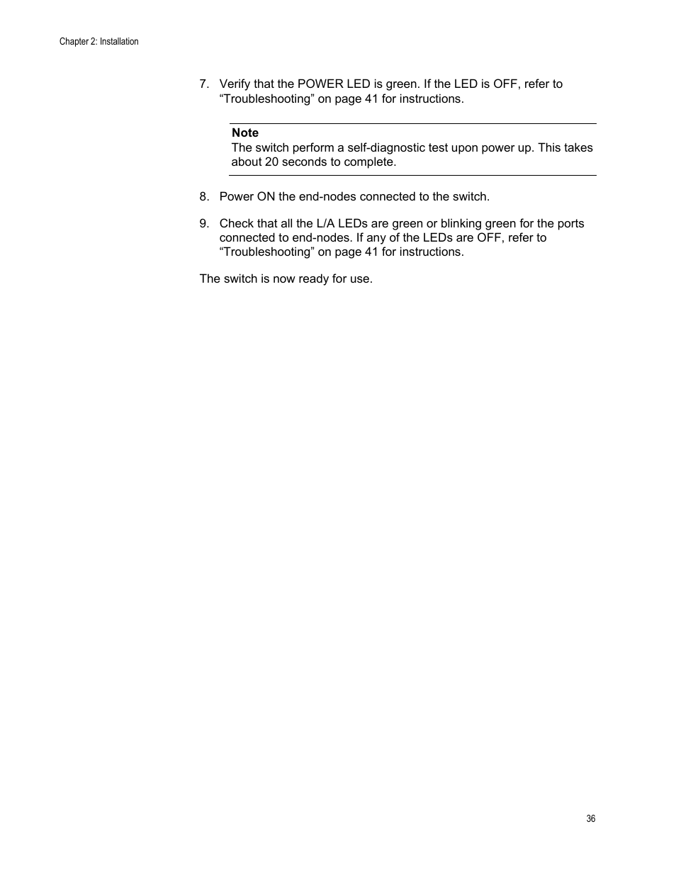 Allied Telesis AT-GS900/8 User Manual | Page 36 / 45