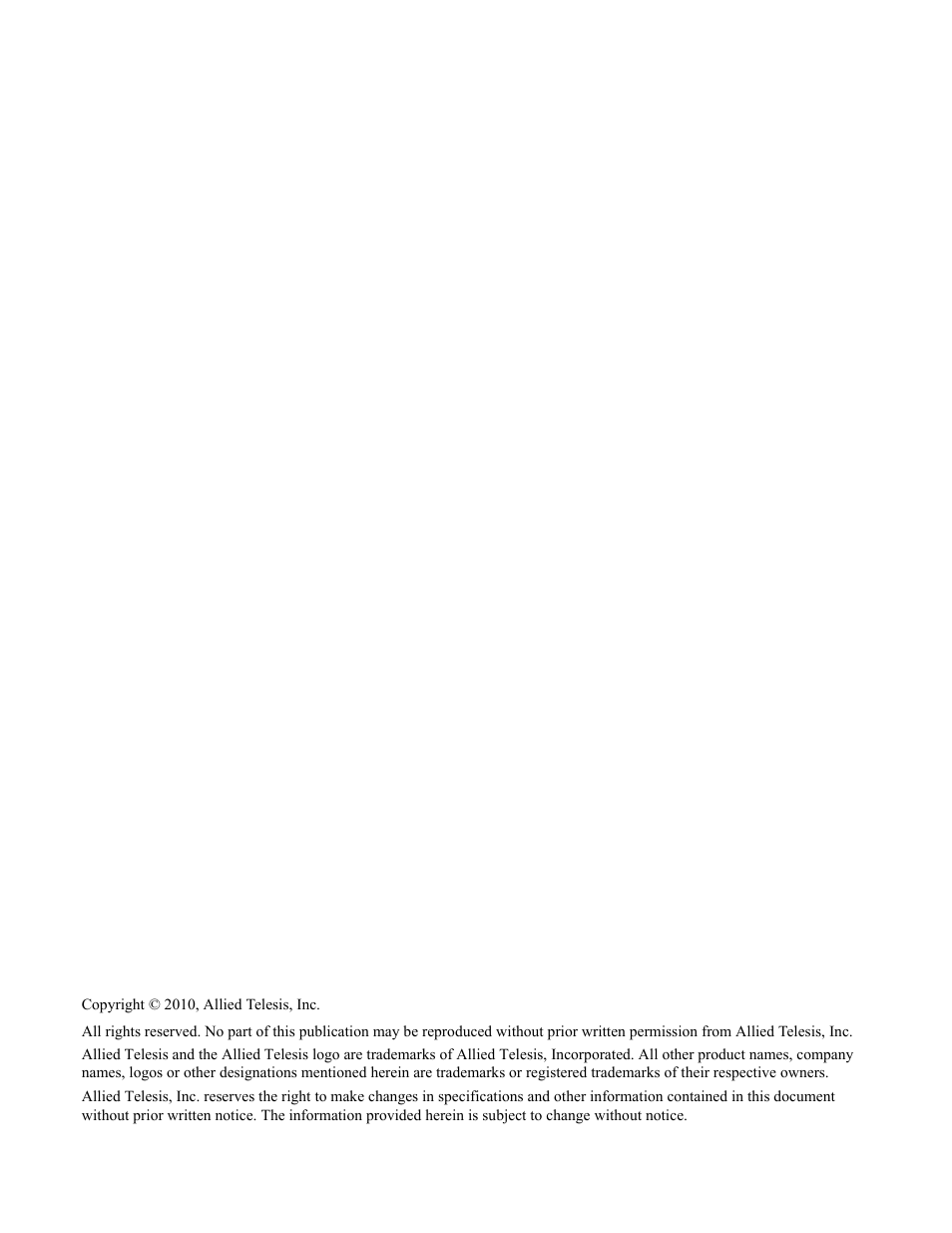 Allied Telesis AT-FS708/POE User Manual | Page 2 / 52